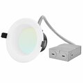 Luxrite 4 Inch Commercial LED Recessed Downlight 4CCT 3000K-5000K 7/9/12W Up to 1000LM Dimmable ETL LR23947-1PK